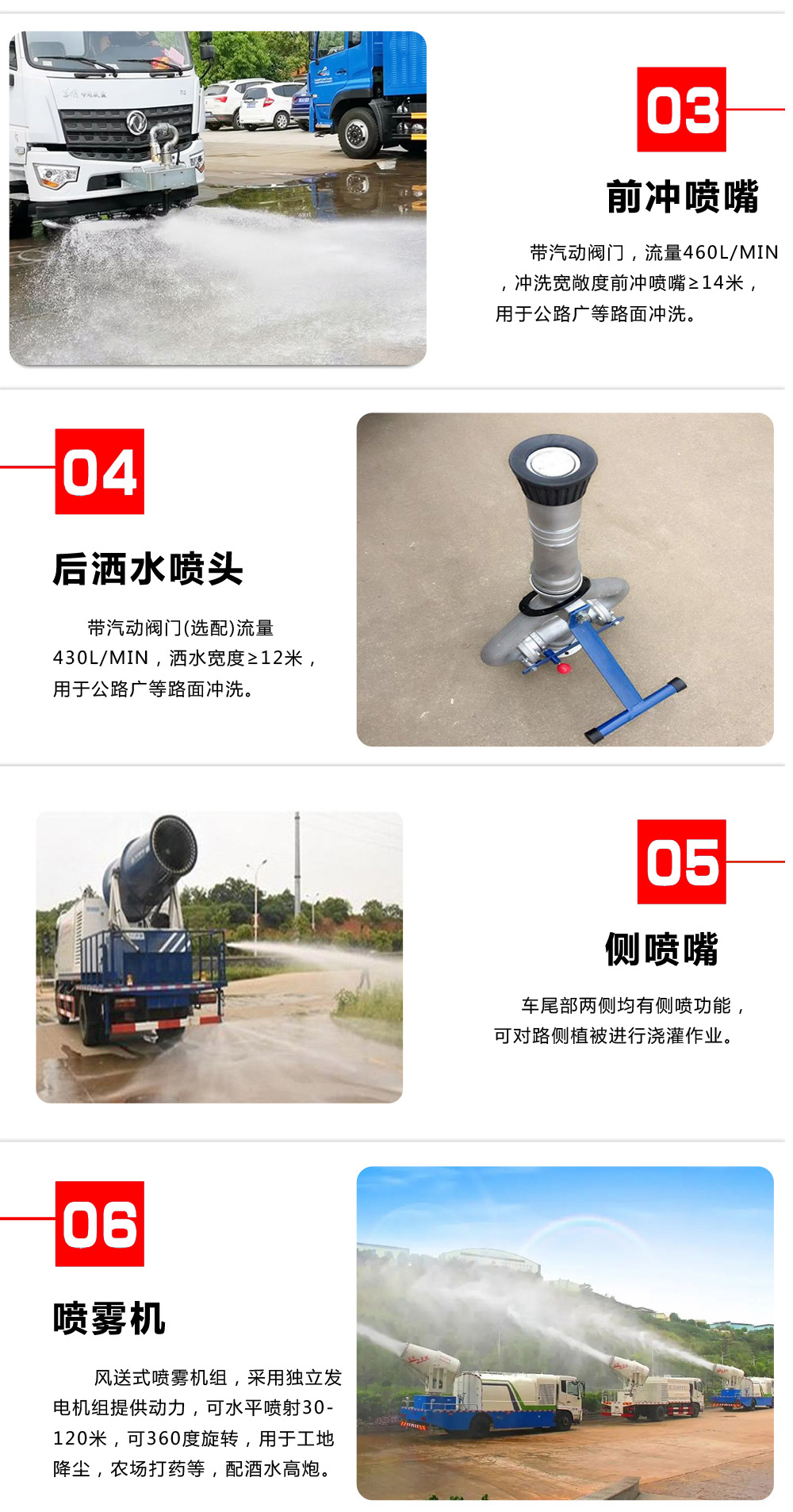 國六凱馬 藍(lán)牌 5噸 抑塵車